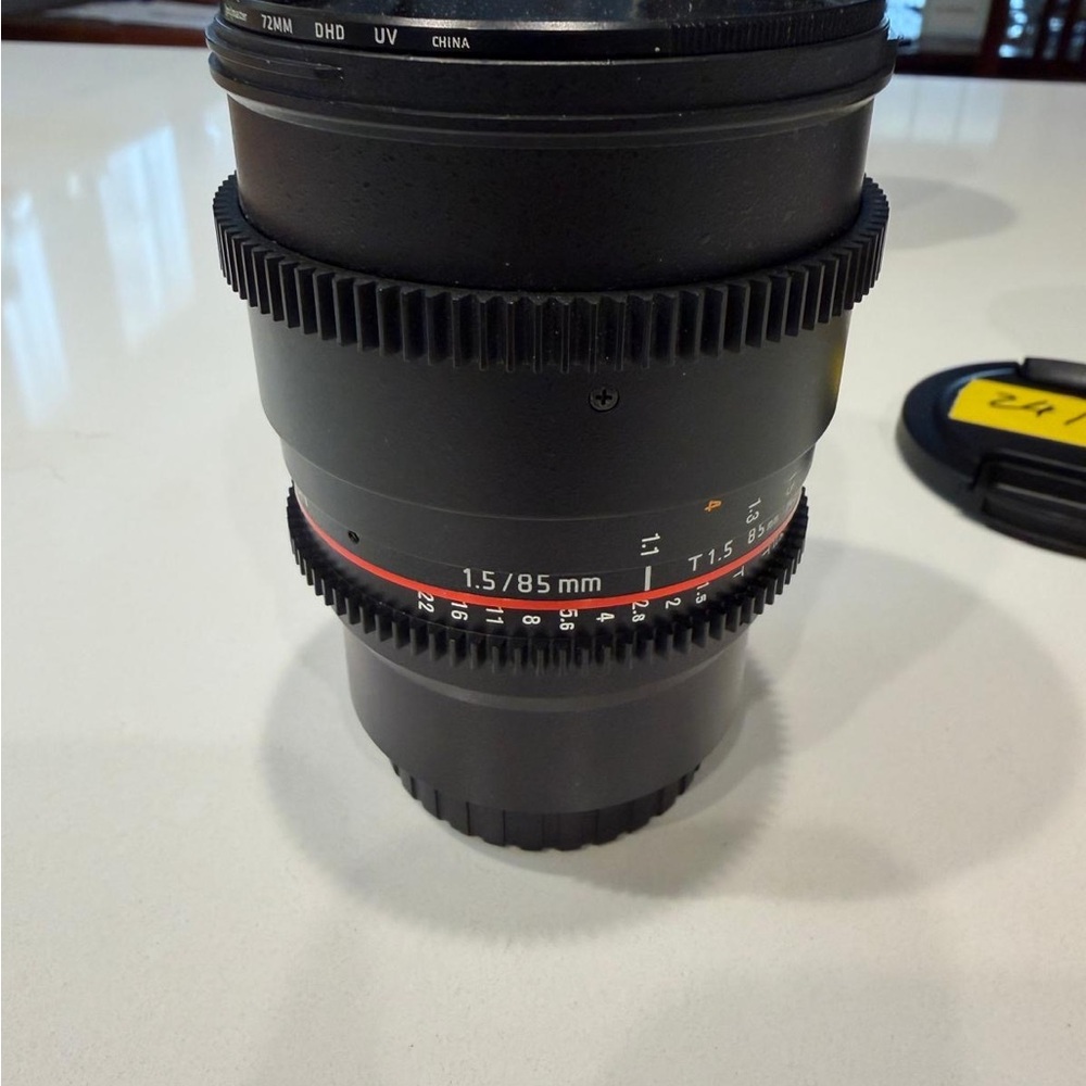 85mm T1.5 Cinema Lens - Black